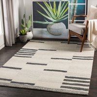 Granada Hand Tufted Beige Global Wool Living Dining Bedroom Rug cm x 250 cm