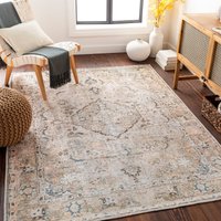 Machine Washable Traditionnal Boho Clara Area Rug cm x 290 cm