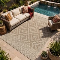 & Outdoor Global Jute Look Tricia Area Rug cm x 215 cm