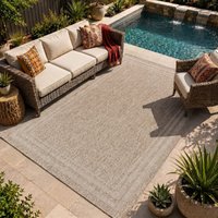 & Outdoor Cottage Jute Look Georgia Area Rug cm x 275 cm