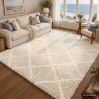 Shaggy Cottage Plush Pile Jane Area Rug cm x 290 cm