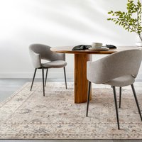 Becki Owens Davine Vintage Grey Traditional Boho Living Dining Rug Camel cm x 215 cm