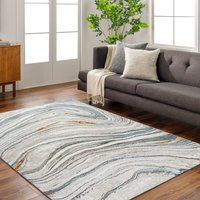 Abstract Modern Marble Makayla Area Rug cm x 275 cm