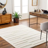Shaggy Modern Plush Pile Bahrani Area Rug cm x 215 cm