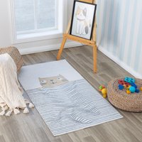 Lilian Beige Brown Grey Washable Rug Rooms cm x 215 cm