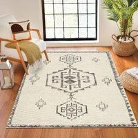 Becki Owens Solana Global Orange Ivory Living Dining Bedroom Rug cm x 275 cm