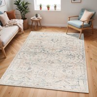 Becki Owens Marlene Vintage Ivory Traditional Boho Living Dining Rug Cream cm x 220 cm