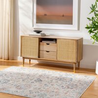 Our Pnw Home Olympic Grey Beige Traditional Living Dining Rug cm x 275 cm