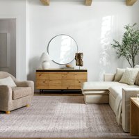 Our Pnw Home Spokane Beige Brown Traditional Boho Living Dining Rug cm x 275 cm