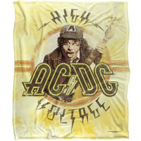 ACDC High Voltage Tie Dye Silky Touch Super Soft Throw Blanket 152 X 127 cm