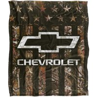 Chevy Camo Logo Silky Touch Super Soft Throw Blanket 152 X 127 cm