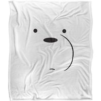 Cartoon Network We Bare Bears Ice Bear Silky Touch Super Soft Throw Blanket 152 X 127 cm in White