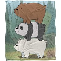 We Bare Bears Bear Stack Silky Touch Super Soft Throw Blanket 152 X 127 cm