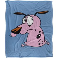 Courage The Cowardly Dog Season 4 Cover Silky Touch Super Soft Throw Blanket 152 X 127 cm in White