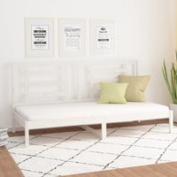 Berkfield Home Day Bed White 90x200 cm Solid Wood Pine