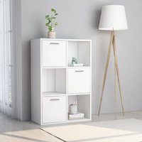 Berkfield Home Storage Cabinet White 60x29.5x90 cm Engineered Wood