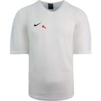 Football Short Sleeve V Neck Plain White T Shirt