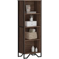 Berkfield Home Bookcase Brown Oak 50x31x137.5 cm Engineered Wood