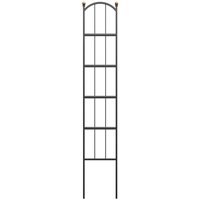 Farmhouse Pot Trellis Copper Accent Finial Balls 1.5m