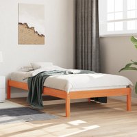 Berkfield Home Day Bed without Mattress Wax Brown 90x200 cm Solid Wood Pine