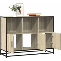 Sideboard Sonoma Oak 100x35x76 cm Engineered Wood x 35 x 76 cm