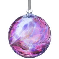 Sienna Glass 10cm Friendship Ball Amethyst in Purple