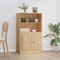 Berkfield Home Highboard Sonoma Oak 60x35.5x103.5 cm Engineered Wood in Brown