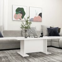 Berkfield Home Coffee Table White 103.5x60x40 cm Engineered Wood