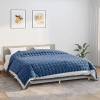 Berkfield Home Weighted Blanket Blue 235x290 cm 15 kg Fabric