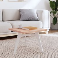 Berkfield Home Table Top 50x50x2.5 cm Square Solid Wood Beech in Brown