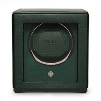 WOLF Cub Single Watch Winder with Cover in Green