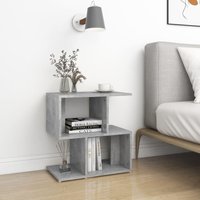 Berkfield Home Bedside Cabinets 2 pcs Concrete Grey 50x30x51.5 cm Engineered Wood