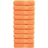 Berkfield Home Premium Bath Towels SOLUND 10 pcs 100x150 cm 600 gsm in Orange