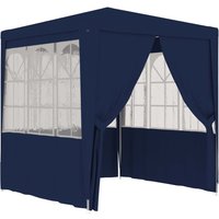 Berkfield Home Professional Party Tent with Side Walls 2.5x2.5 m Blue 90 g/m ²