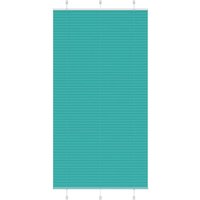 Berkfield Home Pleated Blind Petrol Green 105x200 cm Fabric Width 104.4 cm Polyester