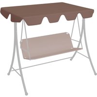 Berkfield Home Replacement Canopy for Garden Swing Brown 150/130x105/70 cm