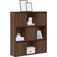 Bookcase Oak 89x24x101.5 cm Engineered Wood