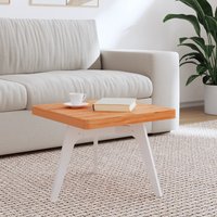 Berkfield Home Table Top 50x50x4 cm Square Solid Wood Beech in Brown | Size: 50 x 50 x 4 cm