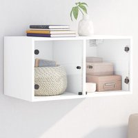 Wall Cabinet Glass Doors 68.5x37x35 cm