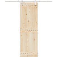 Sliding Door Hardware Kit 200 cm Stainless Steel