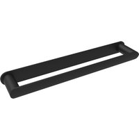 Matte Black Modern Round Towel Bar Rail Holder