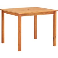 Berkfield Home Garden Table 88x88x74 cm Solid Acacia Wood | Size: 88 x 88 x 74 cm