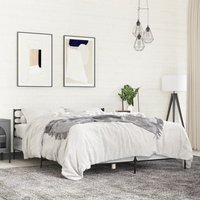 Berkfield Home Bed Frame without Mattress Grey Sonoma 140x190 cm