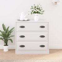 Berkfield Home Sideboard White 70x35.5x67.5 cm Engineered Wood
