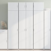 Berkfield Home Storage Cabinet White 70x42.5x225 cm Engineered Wood