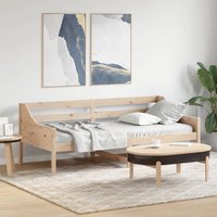 Berkfield Home Day Bed without Mattress 80x200 cm Solid Wood Pine in Brown