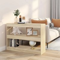 Berkfield Home Book Cabinet/Room Divider Sonoma Oak 100x30x72 cm in Brown | Size: 100 x 30 x 72 cm