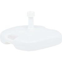 Berkfield Home Umbrella Base Sand/Water Filled 16 L White Plastic