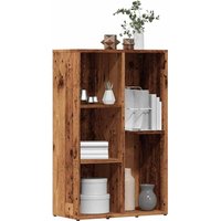 Book Cabinet Old Wood 50x25x80 cm Engineered Wood x 25 x 80 cm