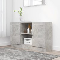 Berkfield Home Sideboard Concrete Grey 120x30.5x70 cm Engineered Wood